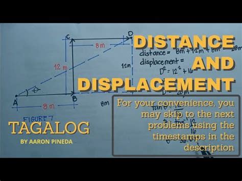 displacement in tagalog brainly|Physics: Distance vs. Displacement (Tagalog) .
